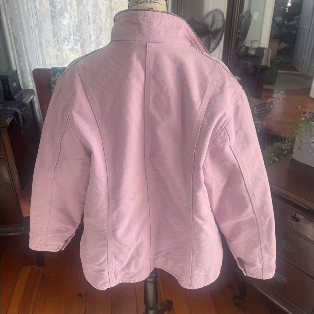 *RARE SZ/COLOR* Carhartt Sz 2XL XXL Light Purple/Pink Jacket Coat - Picture 6 of 9